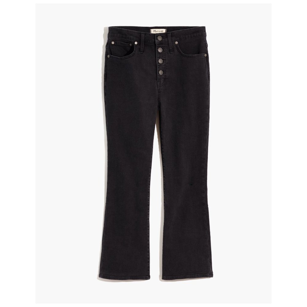 Cali Demi-Boot Jeans in Bellspring Wash: Button-Front Edition Size 25